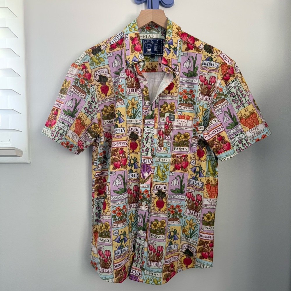 Project Good Apparel Medium Colorful Shirt Rootin' for Ya‎ Plants Garden Nature